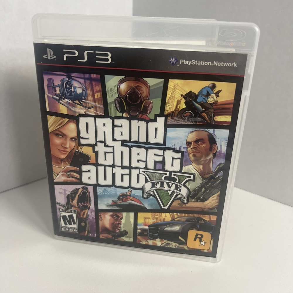 Grand Theft Auto V GTA 5 Sony PlayStation 3 PS3 Rockstar Games 2013